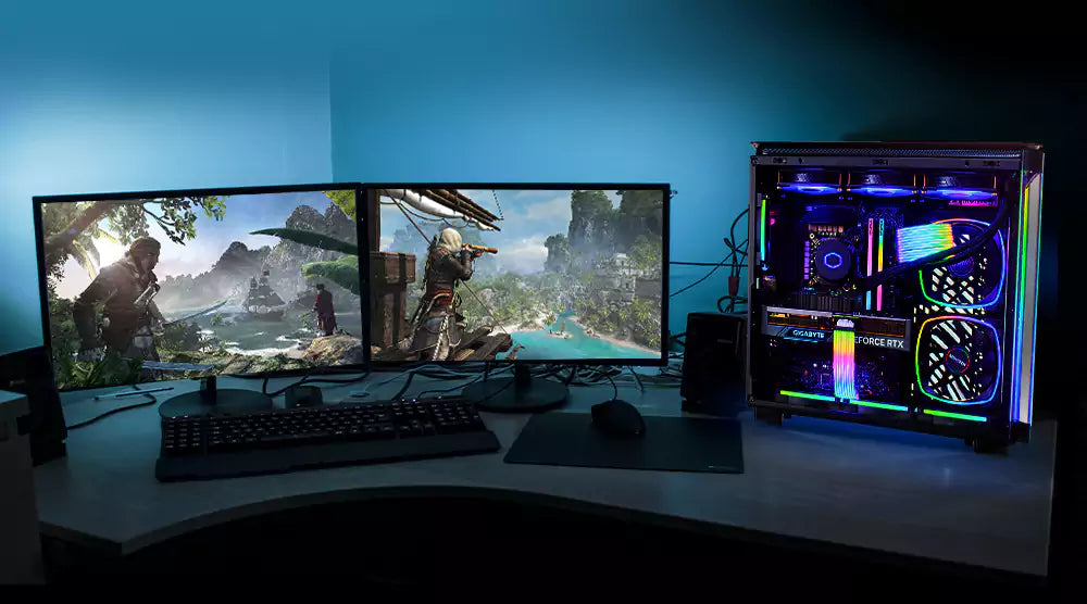 The Main Benefits of a Dual Monitor Gaming Setup