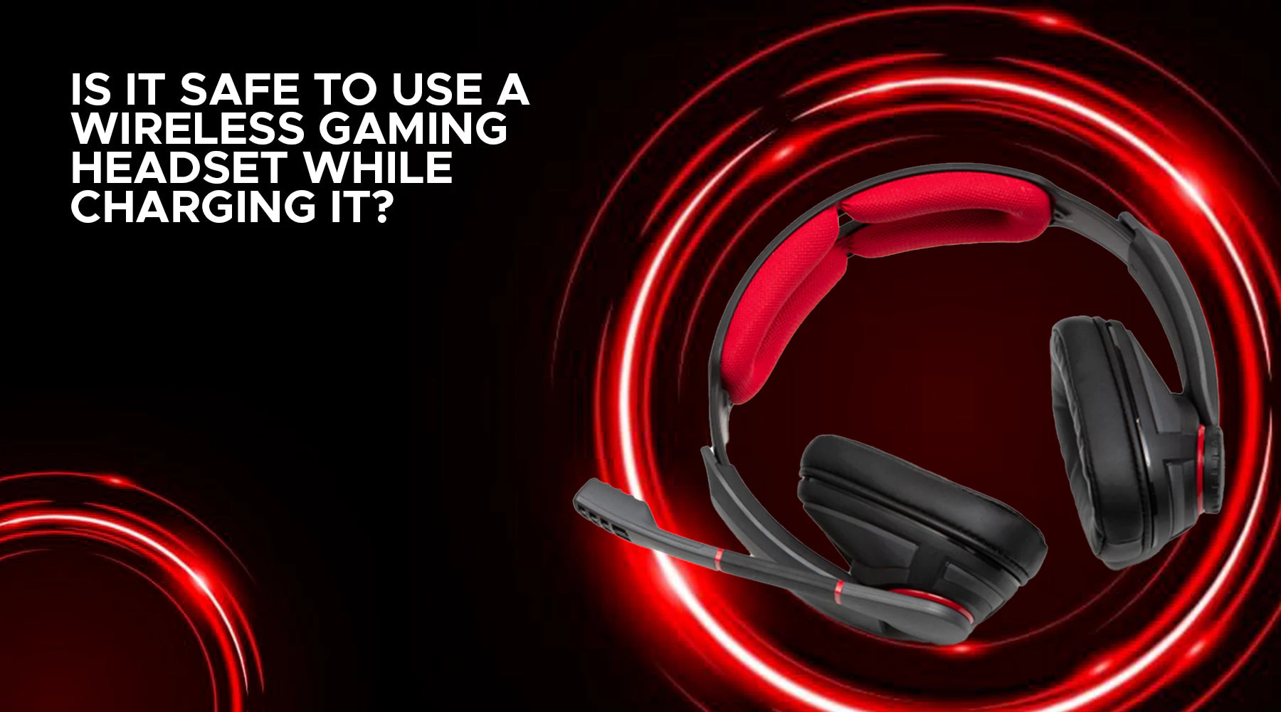 Wireless charging gaming headset 2025