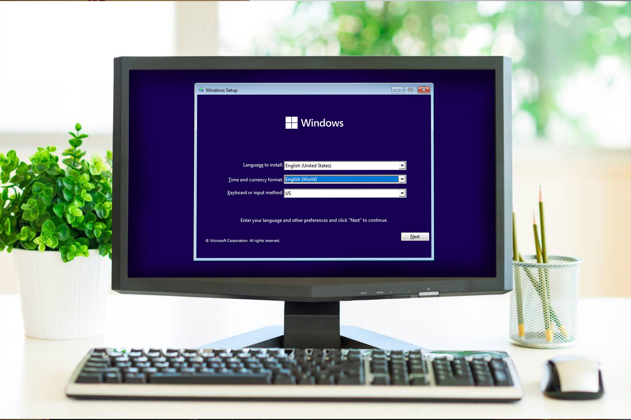 windows installation media