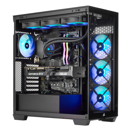 TECHNOID Nova Gaming PC - GeForce RTX 5070 Ti - Intel Core i9 14900KF - 64GB DDR5 - 2TB SSD - Win 11 PRO - AI Ready - 850w 80 Plus Gold PSU - VR Compatible - Black