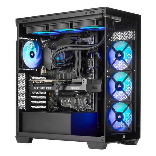 TECHNOID Nova Gaming PC - GeForce RTX 5070 Ti - Intel Core i9 14900KF - 64GB DDR5 - 2TB SSD - Win 11 PRO - AI Ready - 850w 80 Plus Gold PSU - VR Compatible - Black