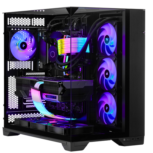 TECHNOID IGNITE Gaming PC - GeForce RTX 5080 - AMD Ryzen 7 9800X3D - 64GB DDR5 - 2TB SSD - Win 11 PRO - AI Ready - VR Compatible