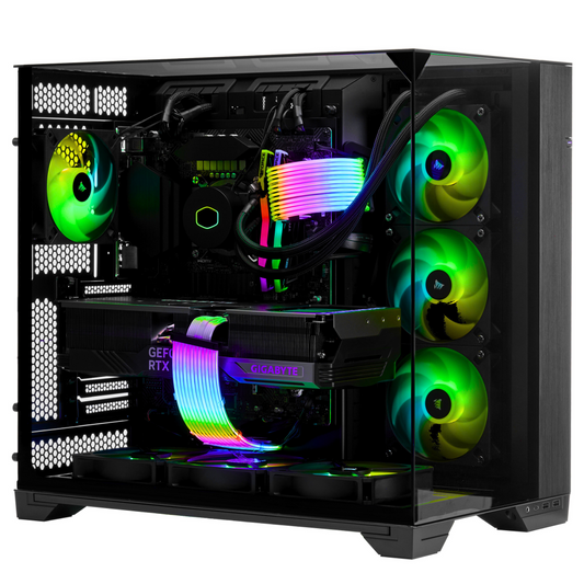TECHNOID IGNITE Gaming PC - GeForce RTX 5070 Ti - AMD Ryzen 7 7800X3D - 32GB DDR5 - 2TB SSD - Win 11 PRO - AI Ready - VR Compatible