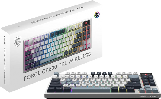 MSI FORGE GK600 TKL WIRELESS SKY