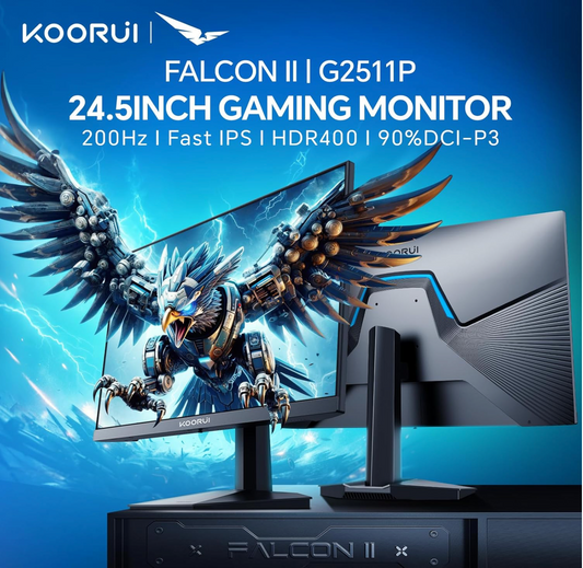 KOORUI 24.5 Inch Gaming Monitor 200Hz, 1920x1080