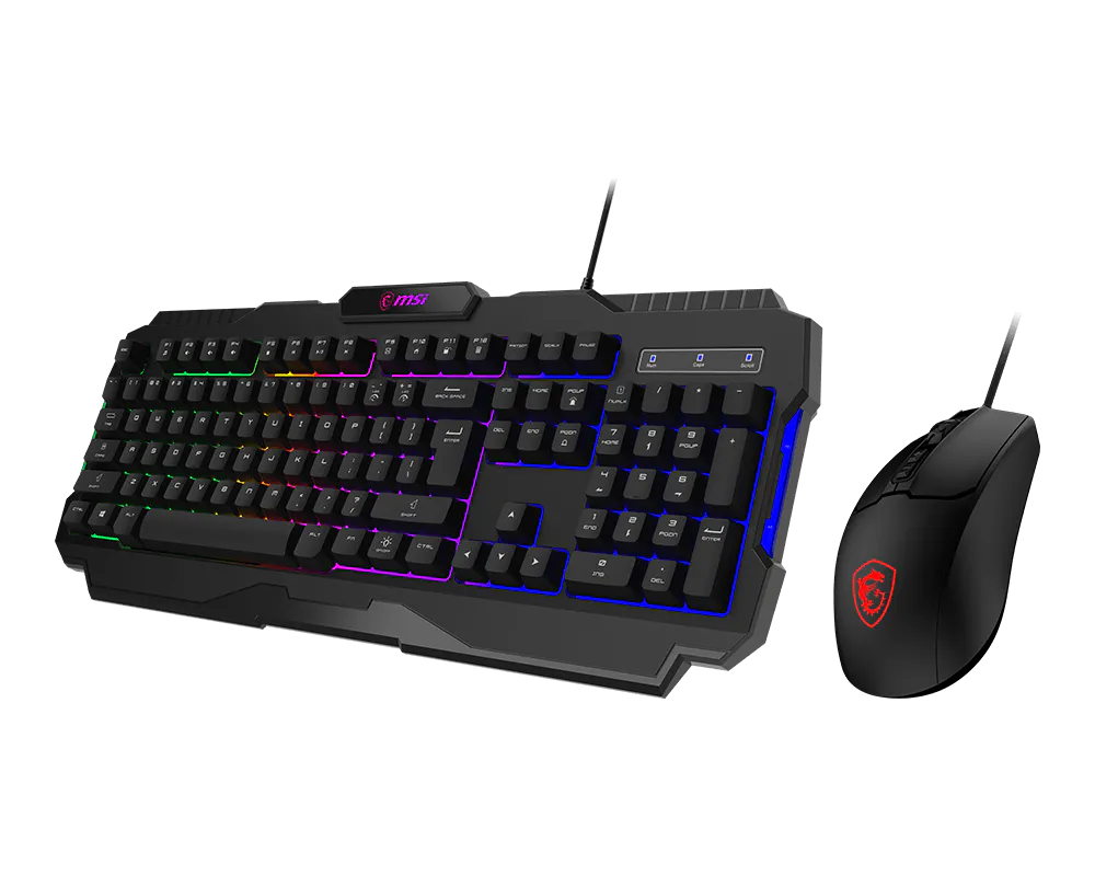 MSI Forge GK100 Gaming Mouse & Keyboard