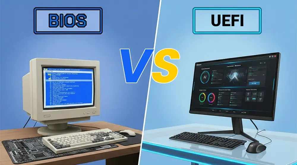 BIOS vs UEFI comparison for gamers in 2025