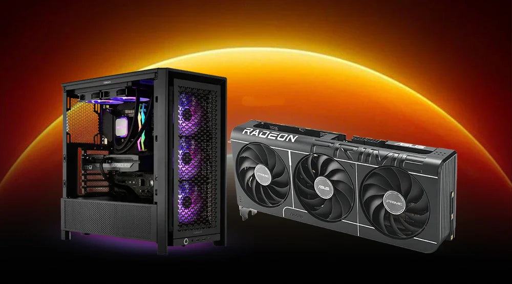 High-End Gaming PC with Radeon RX 9000 Series GPU