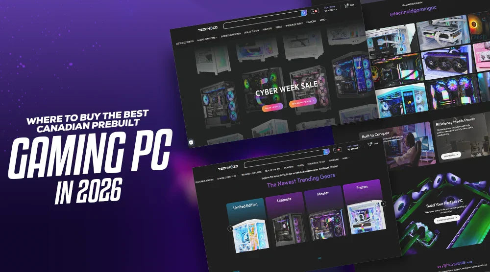 Canadian online store selling prebuilt gaming PCs in 2026