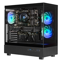 TECHNOID Glass GAMING PC (RTX 3050 - Ryzen 5 - 16GB RAM - 500GB SSD - WIN 11 H - Wifi - 3 Years Warranty - Black)