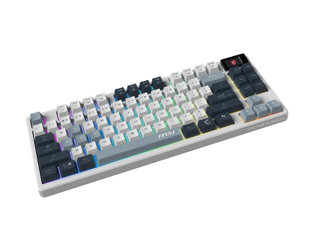 MSI FORGE GK600 TKL WIRELESS SKY