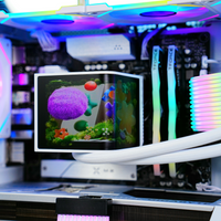 TECHNOID Frozen Gaming PC - RTX 5070 - AMD Ryzen 7 7800X3D - 32GB DDR5 - 2TB SSD - Win 11 PRO - AI Ready - 850w 80 Plus Gold PSU - VR Compatible - White