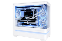 TECHNOID Vertex Gaming PC - GeForce RTX 5070 Ti - AMD Ryzen 7 7800X3D - 32GB DDR5 - 1TB SSD - Win 11 PRO - AI Ready - 850w 80 Plus Gold PSU - VR Compatible - LCD Aio - White