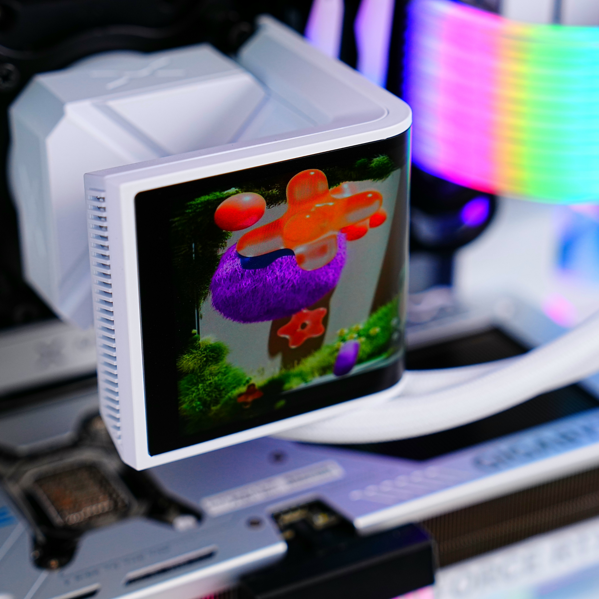 TECHNOID Frozen Gaming PC - RTX 5070 Ti - AMD Ryzen 7 9800X3D - 32GB DDR5 - 2TB SSD - Win 11 PRO - AI Ready - 850w 80 Plus Gold PSU - VR Compatible - White