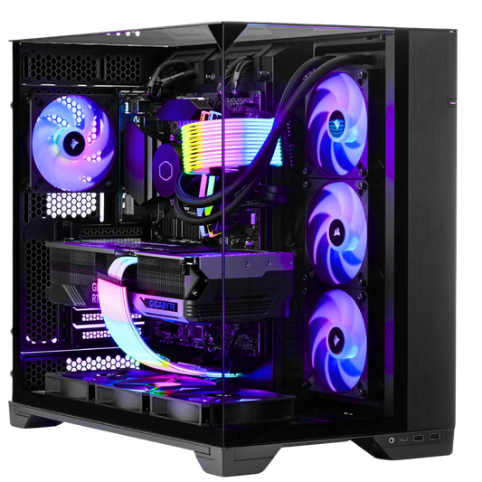 TECHNOID IGNITE Gaming PC - GeForce RTX 5080 - AMD Ryzen 7 9800X3D - 64GB DDR5 - 2TB SSD - Win 11 PRO - AI Ready - VR Compatible