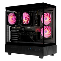 TECHNOID Glass Gaming PC - GeForce RTX 5070 - Intel Core i7-14700KF - 32GB DDR5 - 1TB SSD - Win 11 PRO - AI Ready - VR Compatible - Black