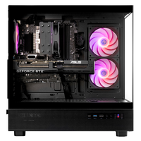 TECHNOID Glass Gaming PC - GeForce RTX 5070 - Intel Core i7-14700KF - 32GB DDR5 - 1TB SSD - Win 11 PRO - AI Ready - VR Compatible - Black