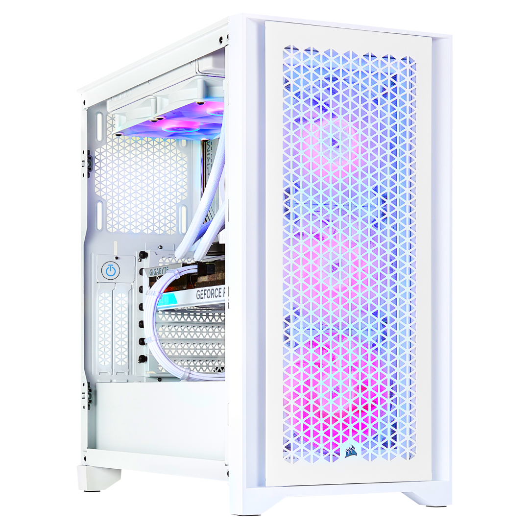 TECHNOID Snow White Gaming Pc - Intel Core i9 14900K, 64GB Ram, 2TB SSD+2TB SSD, RTX 4090