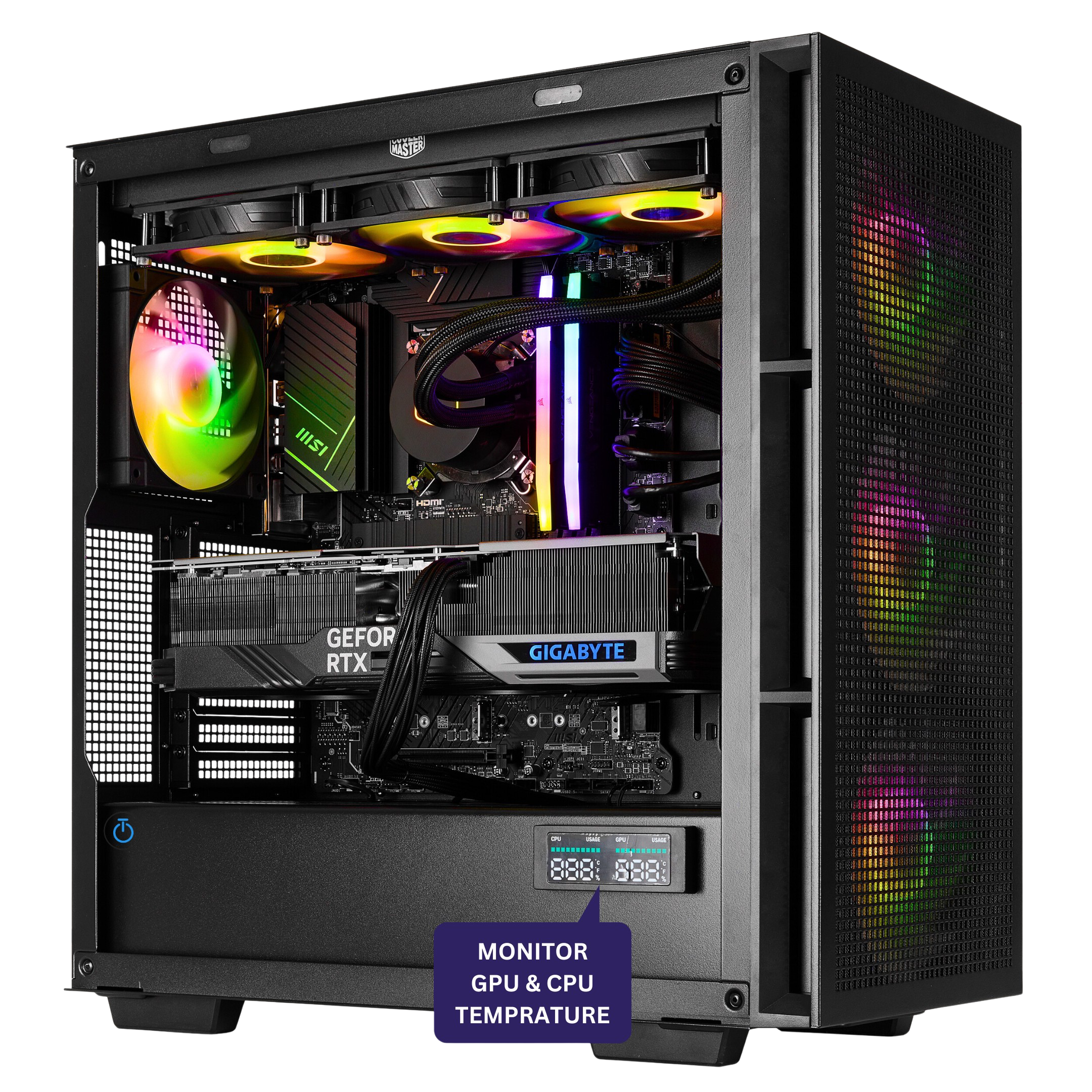 TECHNOID Pro Gaming PC - Intel Core i9 14900KF, 64GB Ram, 1TB SSD, RTX 5070 , Windows 11 Pro