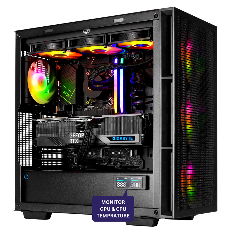 TECHNOID Pro Gaming PC - Intel Ultra 9 285K - AMD Radeon RX 9070 XT - 64GB DDR5 - 2TB SSD - Win 11 Pro - AI Ready