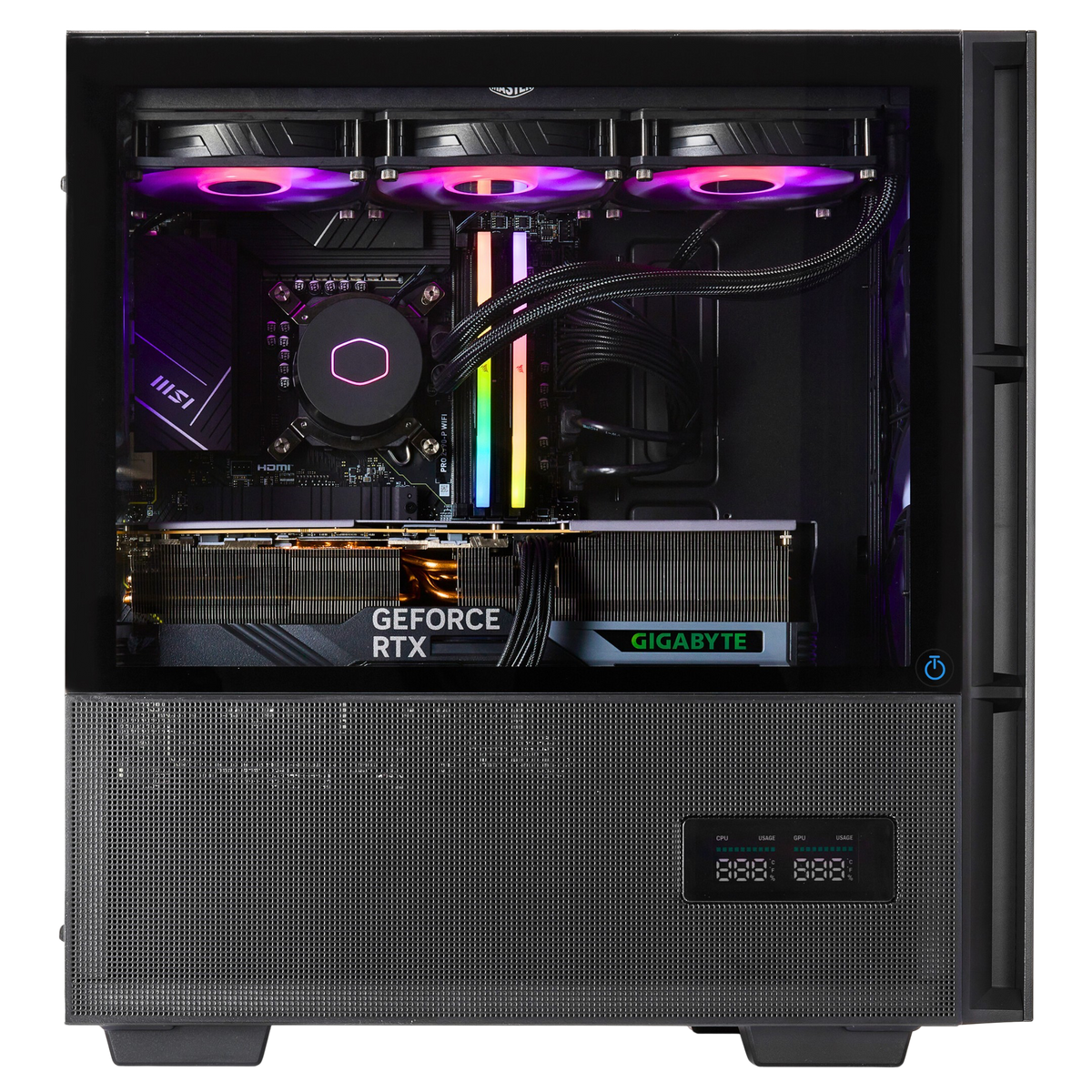 TECHNOID Pro Gaming PC - GeForce RTX 5080 - Intel i9 14900KF - 96GB DDR5 - 2TB SSD - Win 11 PRO - AI Ready - VR Compatible - Wifi Bluetooth