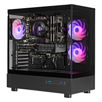 TECHNOID Glass GAMING PC (RTX 3050 - Ryzen 5 - 16GB RAM - 500GB SSD - WIN 11 H - Wifi - 3 Years Warranty - Black)