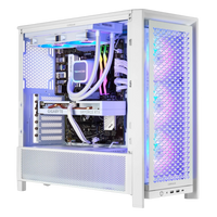 TECHNOID Ultimate Gaming PC - RTX 5080 - AMD Ryzen 7 9800X3D - 64GB DDR5 - 2TB SSD - Win 11 PRO - AI Ready - 850w 80 Plus Gold PSU - VR Compatible - White)