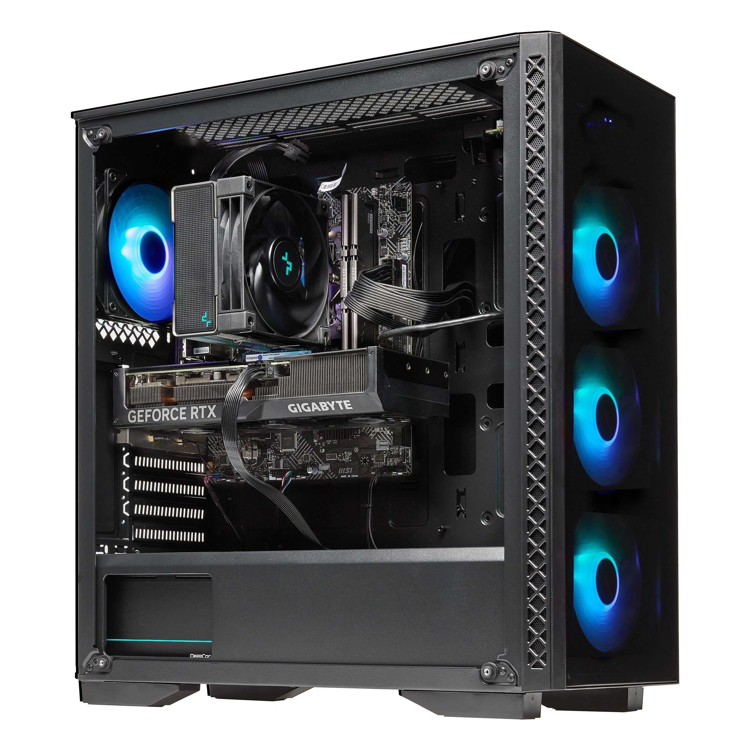 Gaming Pc (Intel i7-13th Gen - RTX 4060 Ti - 2TB SSD - 32GB RAM - Win 11 Pro - Keyboard Mouse)