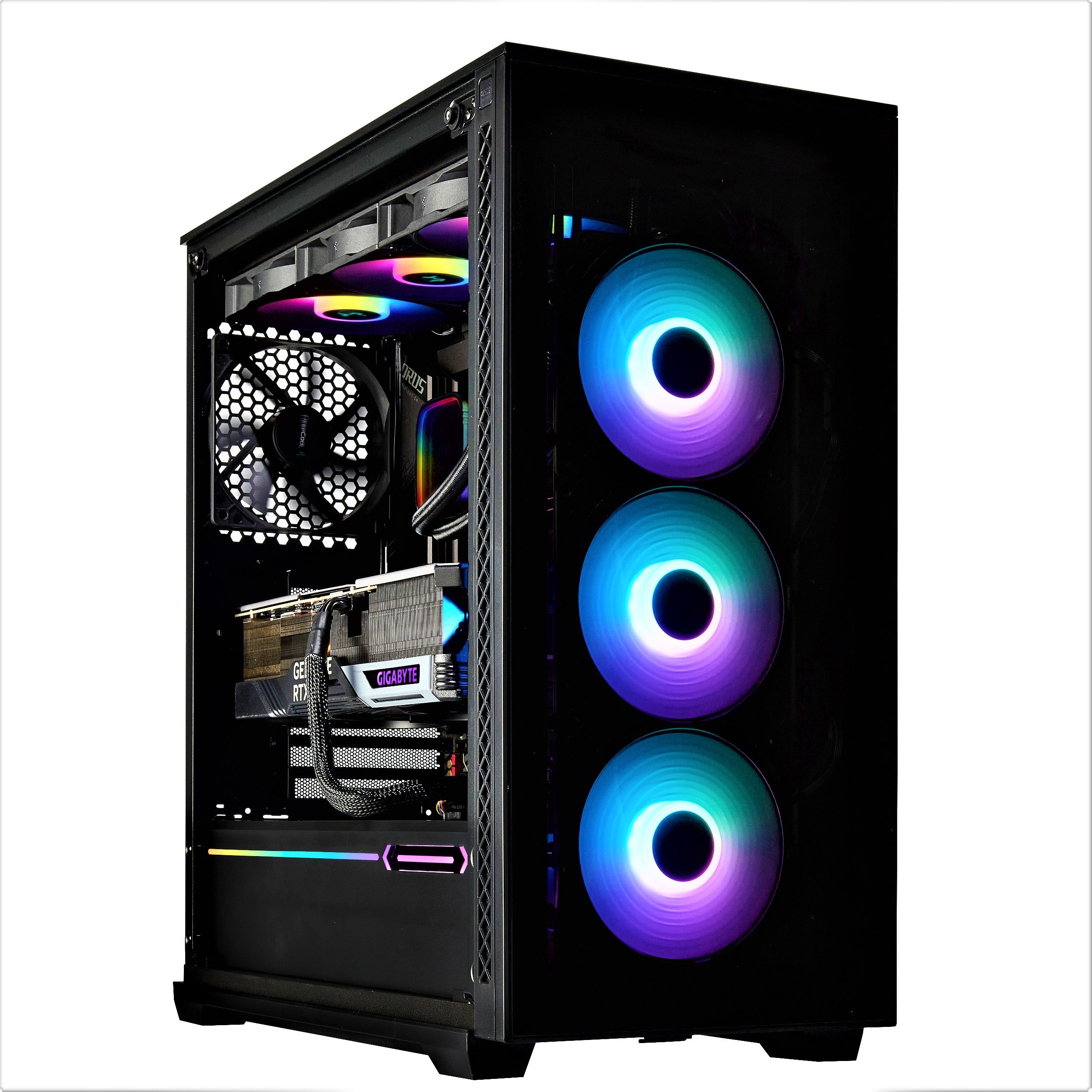 Gaming PC – Intel i7 13700K - GeForce RTX 4070 Ti - 2TB SSD - 4TB HDD - Win 11 Pro - Keyboard Mouse