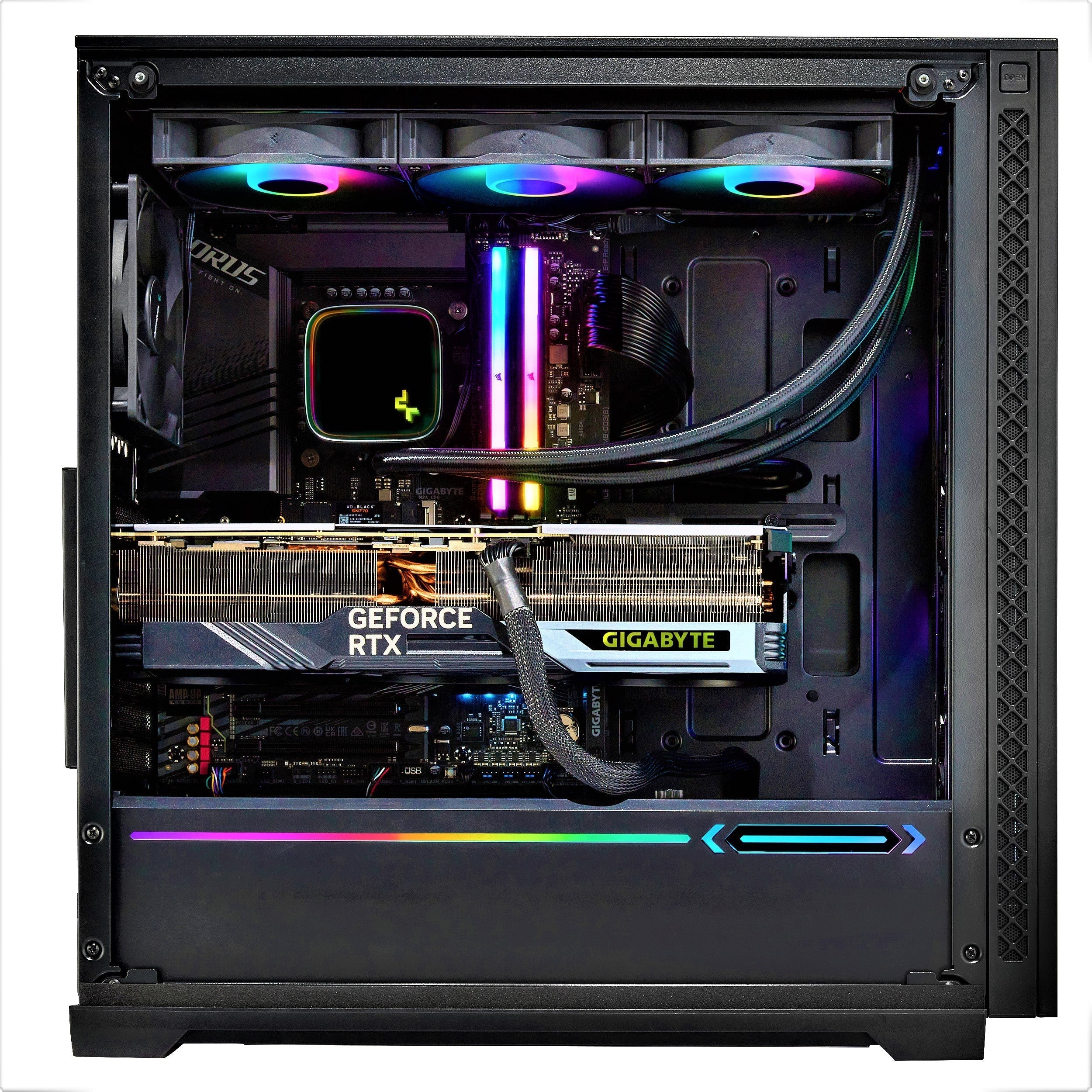 Intel Core i9 13900K, 96GB Ram, 2TB SSD, 2TB SSD, RTX 4090, Z790 Motherboard