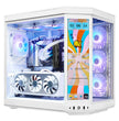TECHNOID Limited Edition Gaming Pc (Intel Ultra 7 - RTX 5070 - 2TB SSD - 32GB RAM DDR5- Win 11 Pro -  HYTE Y70 Touch infinite - White)