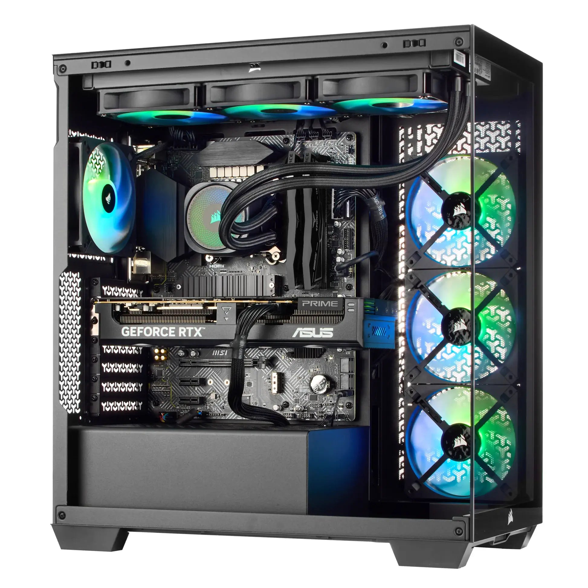 TECHNOID Nova Gaming PC - GeForce RTX 5070 Ti - Intel Core i9 14900KF - 64GB DDR5 - 2TB SSD - Win 11 PRO - AI Ready - 850w 80 Plus Gold PSU - VR Compatible - Black