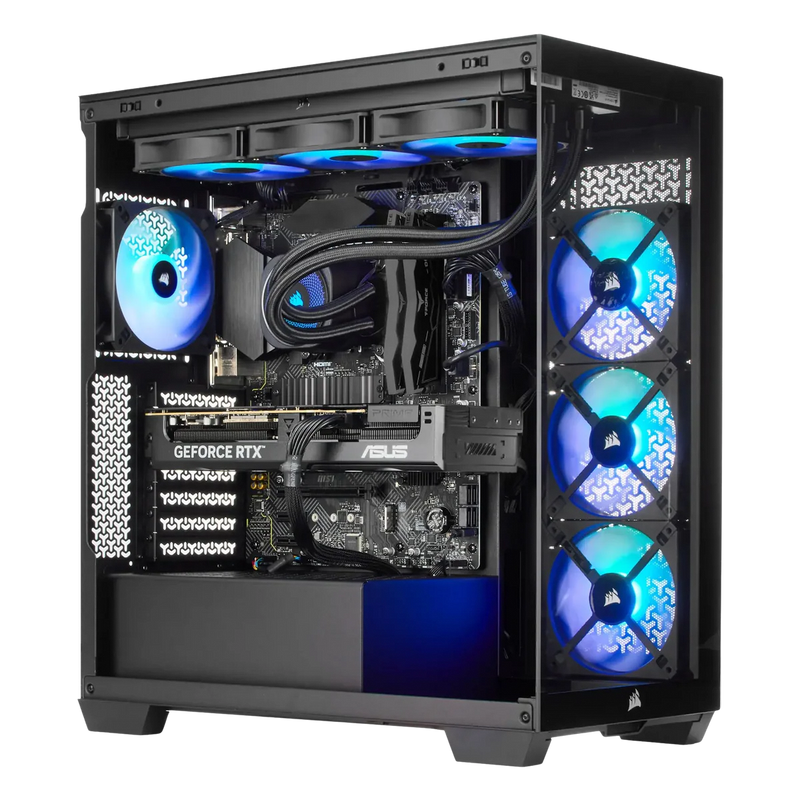 TECHNOID Nova Gaming PC - GeForce RTX 5070 Ti - AMD Ryzen 7 7800X3D - 32GB DDR5 - 1TB SSD - Win 11 PRO - AI Ready - VR Compatible - Wifi Bluetooth - Black