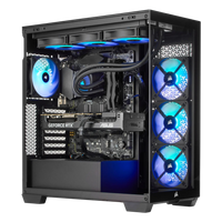 TECHNOID NOVA Gaming PC - GeForce RTX 5090 - AMD Ryzen 9 9950X3D - 64GB DDR5 - 4TB SSD - Win 11 PRO - AI Ready - 1000w 80 Plus Gold PSU - VR Compatible - Black