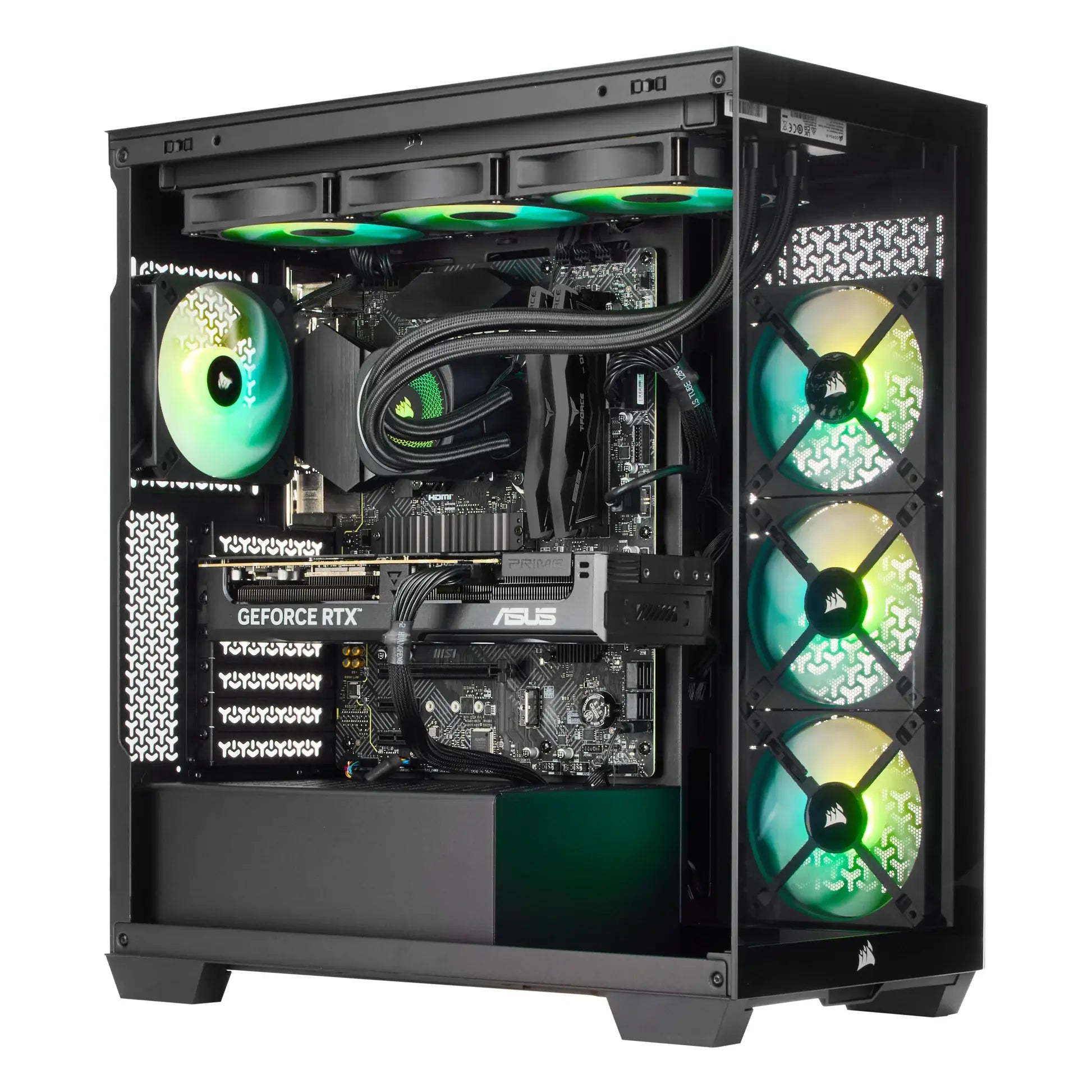 TECHNOID Nova Gaming PC - GeForce RTX 5070 Ti - Intel Core i9 14900KF - 64GB DDR5 - 2TB SSD - Win 11 PRO - AI Ready - 850w 80 Plus Gold PSU - VR Compatible - Black