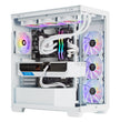 TECHNOID Nova Gaming PC - GeForce RTX 5060 Ti - AMD Ryzen 5 9600x - 32GB DDR5 - 2TB SSD - Win 11 PRO - AI Ready - 850w 80 Plus Gold PSU - VR Compatible - White