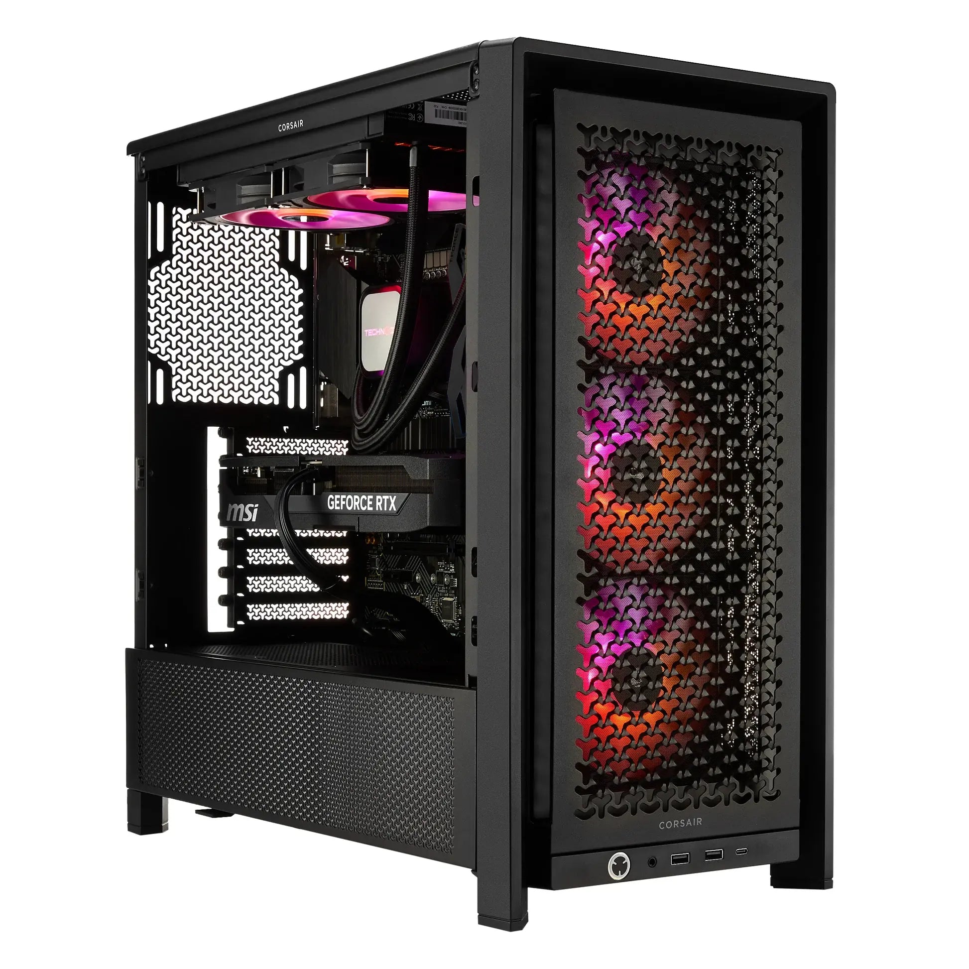 TECHNOID Ultimate Gaming PC - GeForce RTX 5070 - AMD Ryzen 7 9800X3D - 32GB DDR5 - 2TB SSD - Win 11 PRO - AI Ready - 850w 80 Plus Gold PSU - VR Compatible