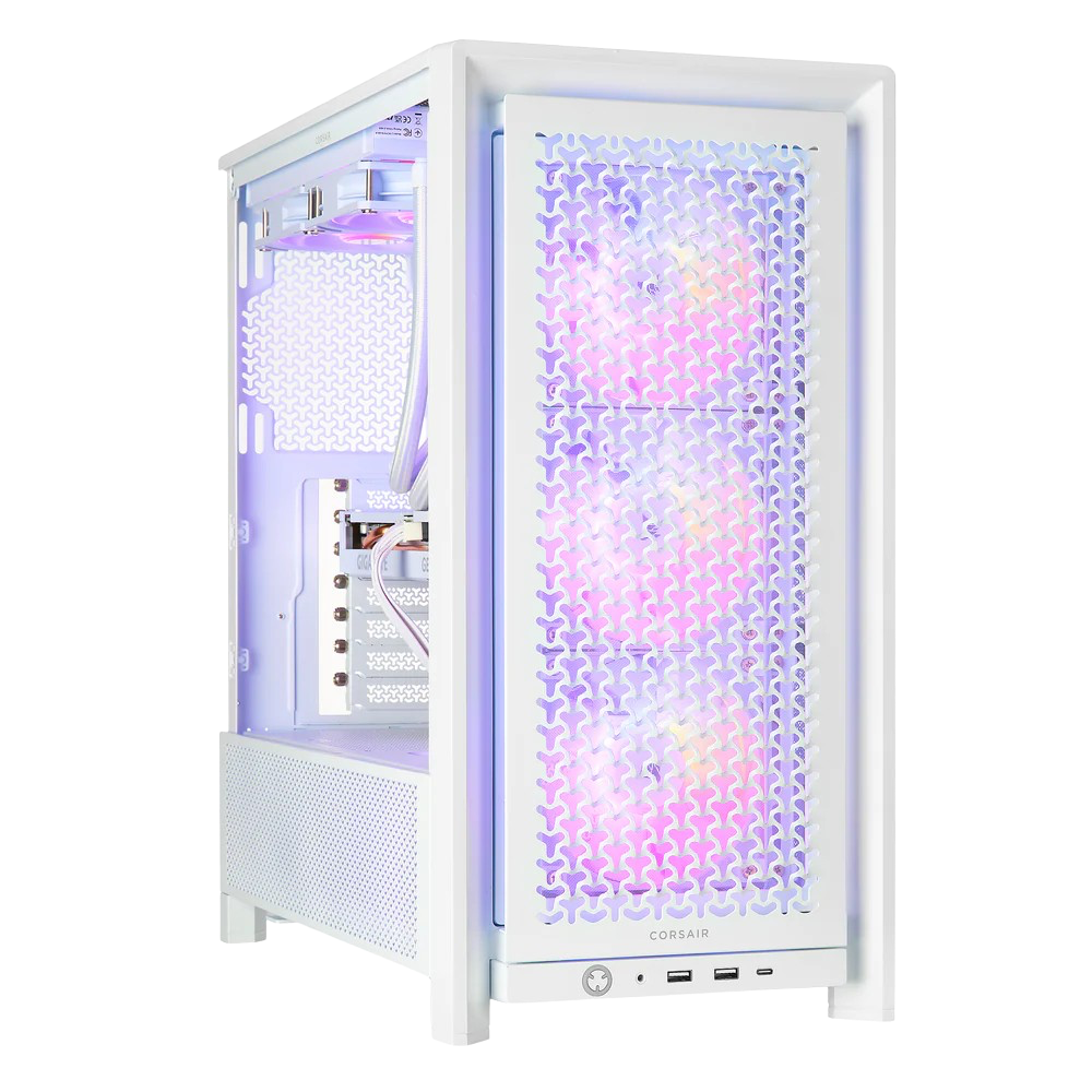 TECHNOID Ultimate Gaming PC - RTX 5080 - AMD Ryzen 7 9800X3D - 64GB DDR5 - 2TB SSD - Win 11 PRO - AI Ready - 850w 80 Plus Gold PSU - VR Compatible - White)