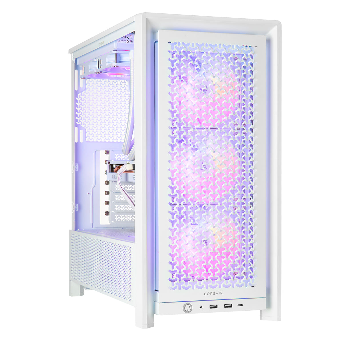 TECHNOID Ultimate Gaming PC - RTX 5080 - AMD Ryzen 7 9800X3D - 64GB DDR5 - 2TB SSD - Win 11 PRO - AI Ready - 850w 80 Plus Gold PSU - VR Compatible - White)