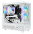 TECHNOID Glass Gaming PC - GeForce RTX 5060 Ti - AMD Ryzen 5 9600x - 32GB DDR5 - 2TB SSD - Win 11 PRO - AI Ready - VR Compatible - White