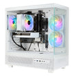 TECHNOID Glass Gaming PC - GeForce RTX 5060 Ti - AMD Ryzen 5 9600x - 32GB DDR5 - 2TB SSD - Win 11 PRO - AI Ready - VR Compatible - White