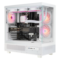 TECHNOID Glass Gaming PC - AMD Radeon RX 9060 XT 16GB - AMD Ryzen 7 7800X3D - 32GB DDR5 - 1TB SSD - Win 11 PRO - AI Ready - VR Compatible - Wifi Bluetooth