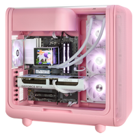 TECHNOID Infinity Gaming PC (AMD Radeon RX 9070 XT - AMD RYZEN 7 7800X3D - 32 GB DDR5 RAM - 1TB SSD - AI Ready - Windows 11 H - Wifi - HYTE X50 Strawberry Milk)
