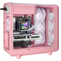 TECHNOID Infinity Gaming PC (AMD Radeon RX 9070 XT - AMD RYZEN 7 7800X3D - 32 GB DDR5 RAM - 1TB SSD - AI Ready - Windows 11 H - Wifi - HYTE X50 Strawberry Milk)