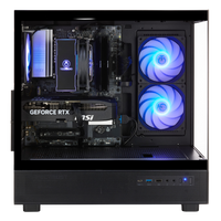 TECHNOID Glass Gaming PC - GeForce RTX 5070 - Intel Core Ultra 7 - 32GB DDR5 - 1TB SSD - Win 11 PRO - AI Ready - VR Compatible - Black