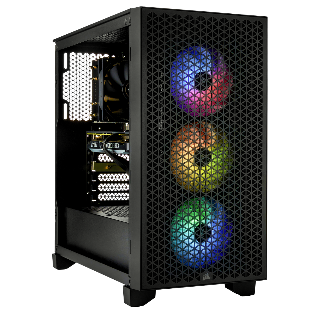 TECHNOID Budget Gaming Pc (Ryzen 5 5600 - RTX 4060 Ti - 1TB SSD - 32GB RAM - Win 11 Pro)