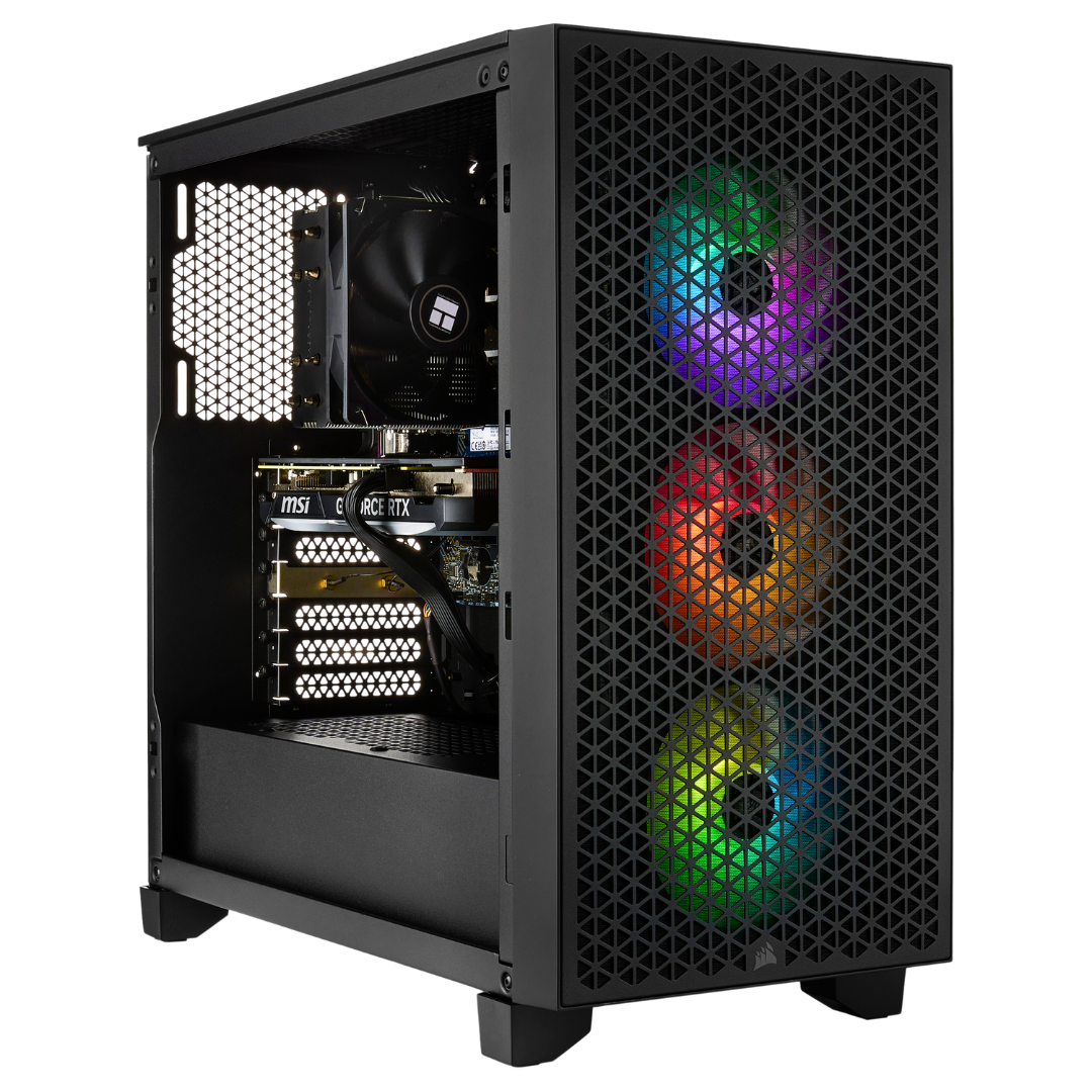 TECHNOID Budget Gaming Pc (Ryzen 5 5600 - RTX 4060 Ti - 1TB SSD - 32GB RAM - Win 11 Pro)