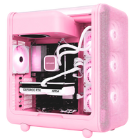 TECHNOID Infinity Gaming Pc (Amd Ryzen 7 9700X - RTX 5070 - 1TB SSD - 32GB RAM DDR5- Win 11 Pro - HYTE x50 - Strawberry)