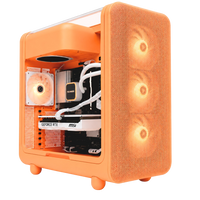 TECHNOID Infinity Gaming Pc (Amd Ryzen 7 9700X - RTX 5070 - 1TB SSD - 32GB RAM DDR5- Win 11 Pro - HYTE x50 - Orange)