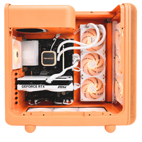 TECHNOID Infinity Gaming Pc (Amd Ryzen 7 9700X - RTX 5070 - 1TB SSD - 32GB RAM DDR5- Win 11 Pro - HYTE x50 - Orange)